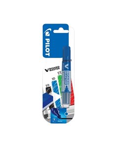 Marker pentru tabla Pilot VBoard Master, varf rotund, 2.3 mm, blister, Albastru