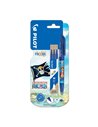 Roller Pilot Frixion Ball 0.7 mm + 3 rezerve albastre, One piece