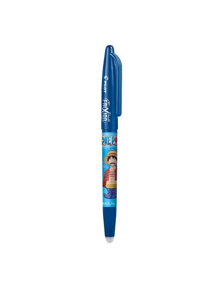 Roller Pilot Frixion Ball 0.7 mm + 3 rezerve albastre, One piece Roller Pilot Frixion Ball 0.7 mm + 3 rezerve albastre, One piece