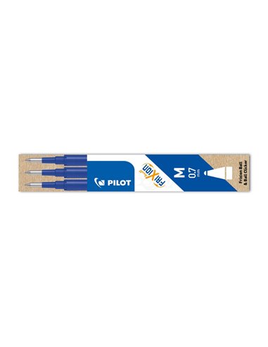 Roller Pilot Frixion Ball 0.7 mm + 3 rezerve albastre, One piece Roller Pilot Frixion Ball 0.7 mm + 3 rezerve albastre, One piece