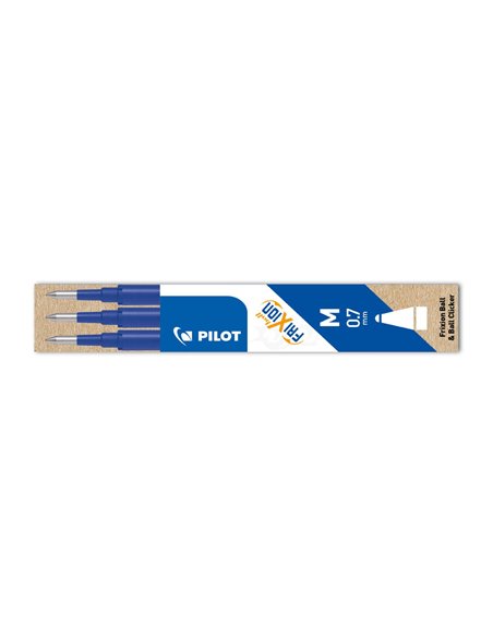 Roller Pilot Frixion Ball 0.7 mm + 3 rezerve albastre, One piece Roller Pilot Frixion Ball 0.7 mm + 3 rezerve albastre, One piece