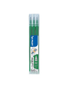 Set 3 rezerve Roller Frixion Ball, 0.7 mm, blister, Verde 2