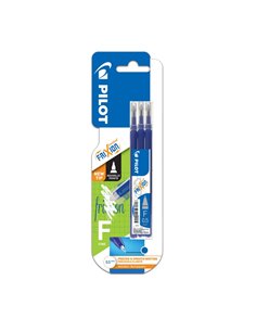 Set 3 rezerve Roller Frixion Ball, 0.5 mm, blister, Albastru