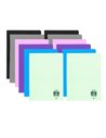 Set 12 caiete A5 TIP II Daco CT522, 24 file, 100 g/mp, coperta plastic, Culori asortate