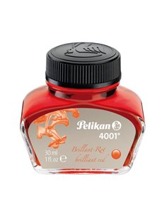 Calimara cerneala 4001 Pelikan, 30 ml, Rosu lucios