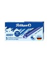 Patroane Cerneala Mari Pelikan 4001 Set5 Albastru