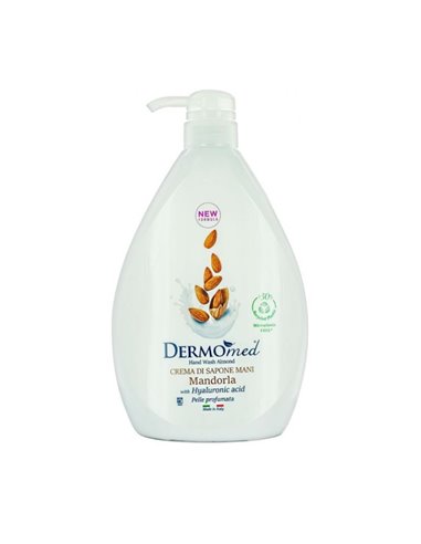 Sapun lichid pentru maini Dermomed, 1 L, Migdale Carezza