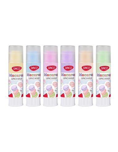 Lipici solid PVP Daco LS015M, 15 g, Macaron