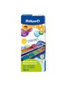 Acuarele Pelikan, 12 Culori, Detasabile + Alb De Zinc