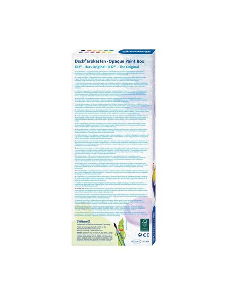 Acuarele Pelikan, 12 Culori, Detasabile + Alb De Zinc Acuarele Pelikan, 12 Culori, Detasabile + Alb De Zinc