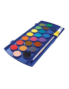 Acuarele Pelikan, 22 Culori Pensula Cu Alb De Zinc 2