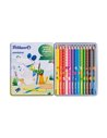 Creioane Color Combino, Set 12 Culori + 1 Creion Grafit Invata Sa Scrii, Cutie De Metal Pelikan