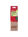 Creioane Colorate Herlitz Triunghiular Trilino, 6 culori