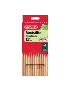 Creioane Colorate Herlitz, Set 12, Natur
