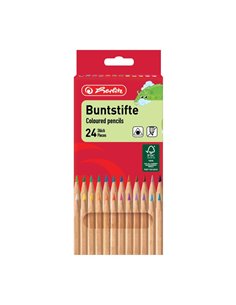 Creioane Colorate Herlitz, 1/1 Set 24, Natur