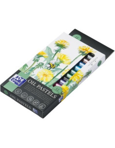400184262,Creioane cerate oxford oil pastels, set 12 culori, colectia artistic