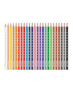 700665,Creioane colorate silverino lacuite, set 24 culori, sectiune triunghiulara 2