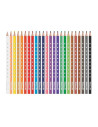 700665,Creioane colorate silverino lacuite, set 24 culori, sectiune triunghiulara