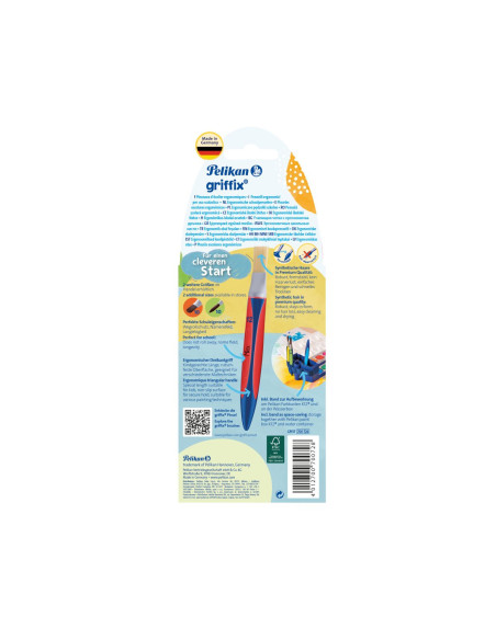 700726,Set 3 pensule griffix (varf lat: 12 6 + varf rotund: 6), prezentare pe blister