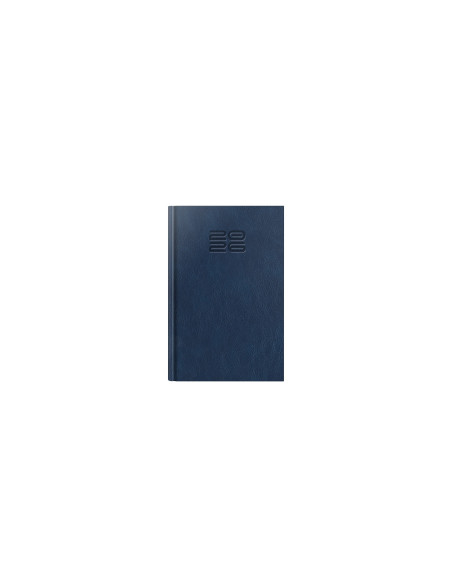 2026-9498020,Agenda datata RO, A5 2026 Herlitz Premium Deluxe Chiavenna, 352 pagini, Albastru cu margine argintie
