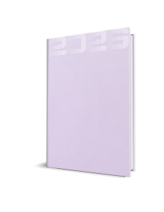 Agenda datata ro a5, 352 pagini, coperta din piele sintetica, premium deluxe noto, culoare lila, 2026 2