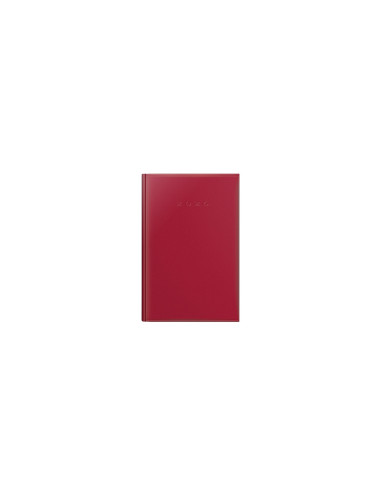 2026-9492840,Agenda datata Herlitz 2026 RO A5, 352 pagini, coperta buretata, Rosu