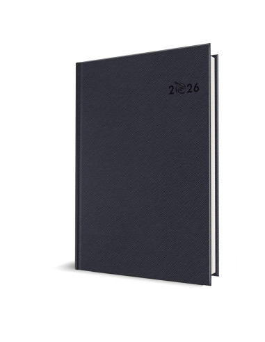 2026-9497970,Agenda datata A5 RO 2026 Herlitz Premium Deluxe Ortisei, 352 pagini, Albastru inchis