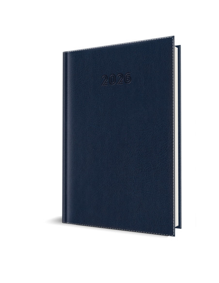 2026-9497930,Agenda datata RO, A5 2026 Herlitz Corinaldo DeLuxe, 352 pagini, Albastru