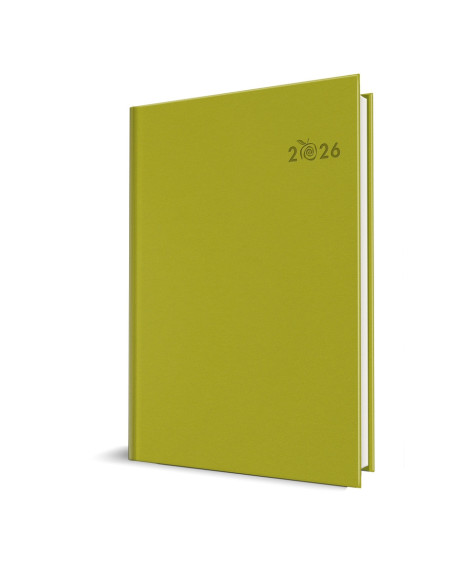 2026-9497980,Agenda datata A5 RO 2026 Herlitz Premium Deluxe Predaia, 352 pagini, Verde