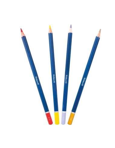 Creioane colorate premium, lacuite, set 24 culori, varf 3.3mm, sectiune hexagonala, in cutie metalica