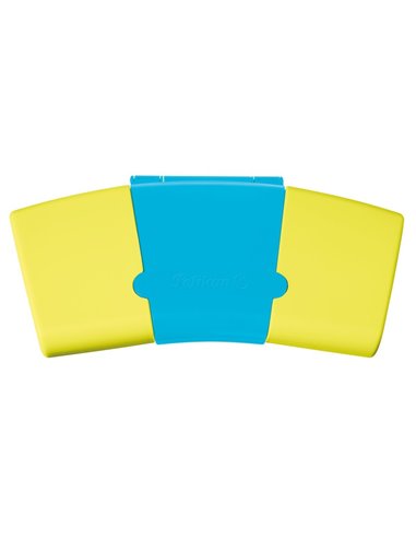 Acuarele 735 procolor, 12 culori, turcoaz/galben neon