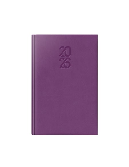 Agenda datata tucson ro a5, 352 pagini, coperta buretata, culoare liliac 2026
