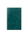 Agenda datata ro a5, 352 pagini, coperta din piele sintetica, premium deluxe chia, culoare verde petrol, margini folio argintiu,