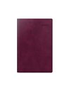 Agenda datata ro a5, 352 pagini, coperta din piele sintetica, premium deluxe chia suple, culoare bordeaux, margini folio arginti