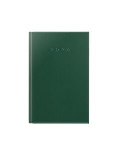 Agenda datata ro a5, 352 pagini, coperta buretata, culoare verde 2026