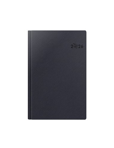 Agenda datata ro a5, 352 pagini, coperta din piele sintetica, premium deluxe ortisei, culoare albastru, 2026