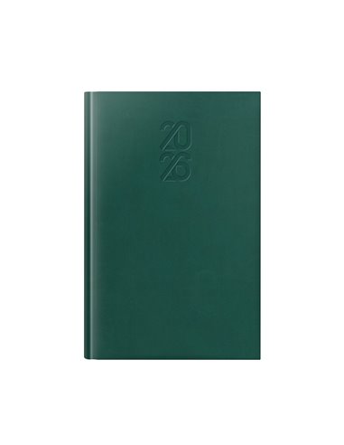 Agenda datata tucson ro a5, 352 pagini, coperta buretata, culoare verde 2026