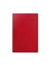 Agenda datata ro a5, 352 pagini, coperta din piele sintetica, premium deluxe chia, culoare rosu, margini folio auriu, 2026