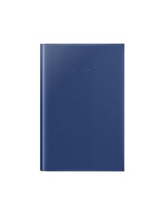 Agenda datata ro a5, 352 pagini, coperta buretata, culoare albastru 2026