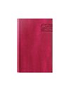 Agenda datata ro a5, 352 pagini, coperta din piele sintetica, premium deluxe narni, culoare fucsia, margini folio argintiu, 2026