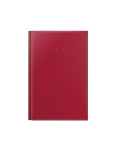 Agenda datata ro a5, 352 pagini, coperta buretata, culoare rosu 2026