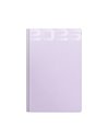 Agenda datata ro a5, 352 pagini, coperta din piele sintetica, premium deluxe noto, culoare lila, 2026