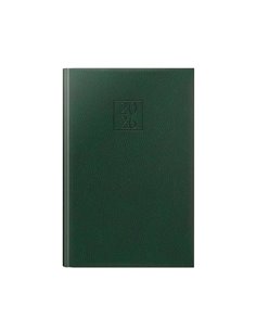 Agenda datata ro a5, 352 pagini, coperta din piele sintetica, edolo deluxe, culoare verde 2026