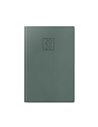 Agenda datata ro a5, 352 pagini, coperta din piele sintetica, premium deluxe chianti, culoare verde cyprus, margini folio argint