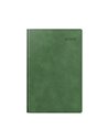Agenda datata ro a5, 352 pagini, coperta din piele sintetica, premium deluxe chia suple, culoare verde, margini folio argintiu,