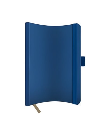 Agenda nedatata a5 castelli, coperta flexibila nebraska bleumarin, elastic bleumarin, dictando ivory