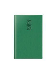 Agenda datata tucson ro a5, 352 pagini, coperta buretata, culoare verde smarald 2026