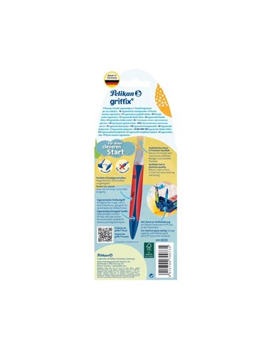 Set 5 pensule griffix (varf lat : 12 6 + varf rotund : 6 10 + virf limba de pisica : 10 ), prezentare pe blister