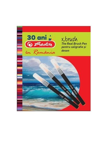 Carioci cu varf de pensula x.brush set 6+1