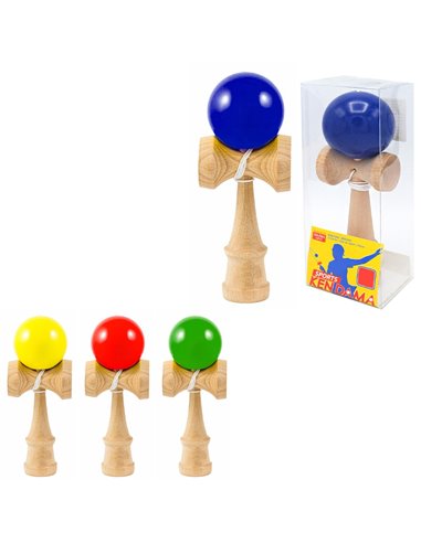 Jucarie Kendama din lemn 6.5 X 5.5 X 17 cm, CX-002